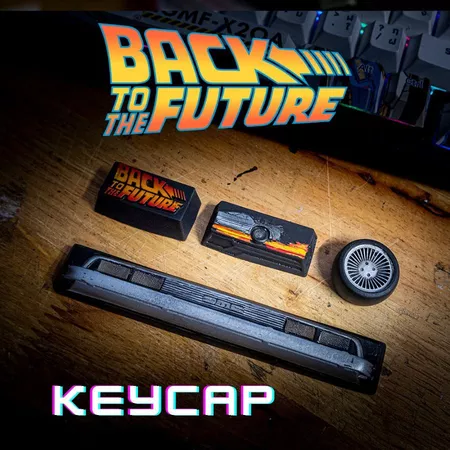 Back to the Future Inspired Keycap Set