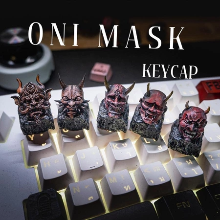 Oni Mask Keycap Set