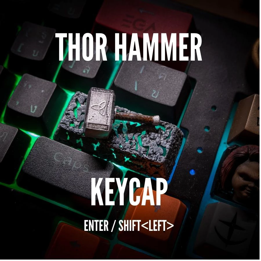 thor-hammer-keycap ภาพเพิ่มเติม