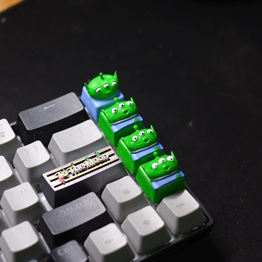 Three-Eyed Alien Keycap Set Artisan Keycap งานแฮนด์เมด