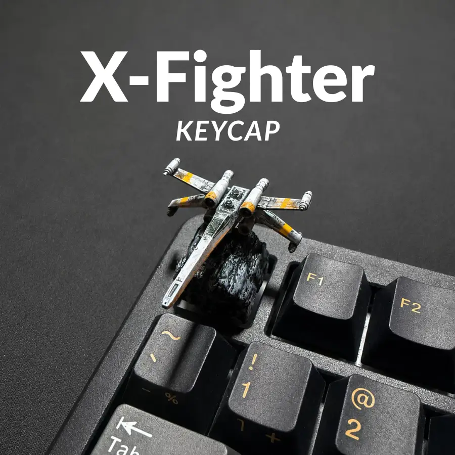 X-Fighter Starship Keycap Artisan Keycap งานแฮนด์เมด