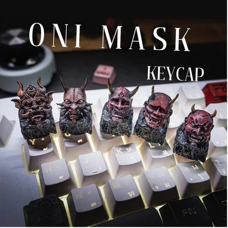 Oni Mask Keycap Set