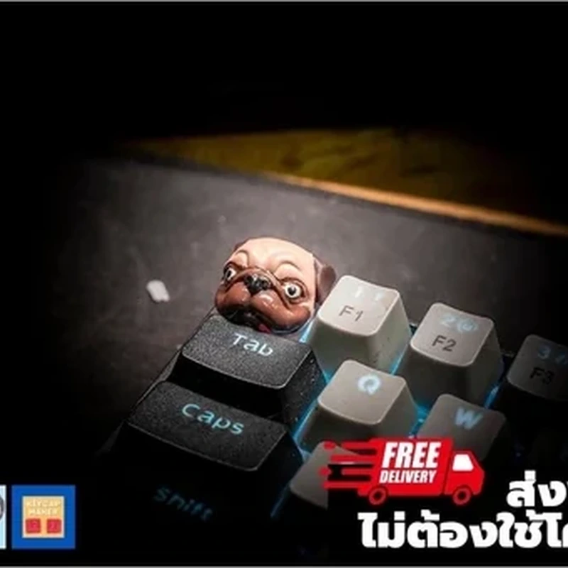 Pug Keycap
